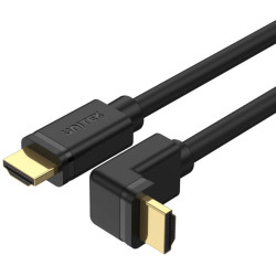 Kabel HDMI Unitek Y-C1002 kątowy HDMI 2.0 90 stopni 4K 3m