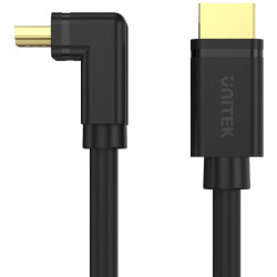 Kabel HDMI Unitek Y-C1002 kątowy HDMI 2.0 90 stopni 4K 3m