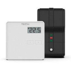 Bezprzewodowy  dwustanowy regulator pokojowy biały ST-294v2 Tech sterowniki