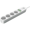LISTWA ZASILAJĄCA Z WYŁĄCZNIKIEM Energizer 4x SCHUKO 4x USB-A 2500W 10A KABEL 2M
