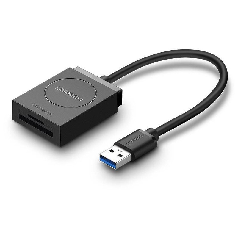 Ugreen czytnik kart SD / micro SD na USB 3.0 czarny