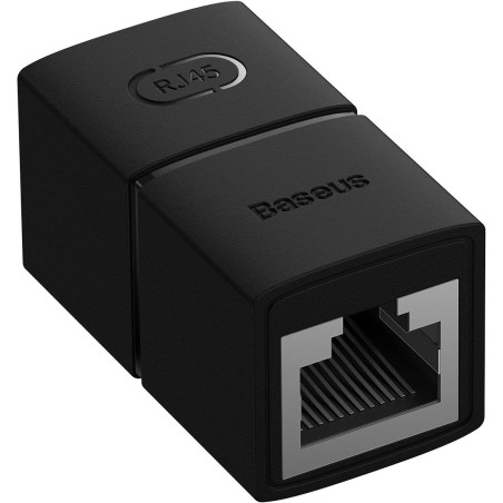 Złączka sieciowa łącznik kabli Ethernet RJ-45 Baseus AirJoy Series 1 szt. - czarna