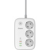 LISTWA ZASILAJĄCA SMART Energizer Z Wi-Fi I APP 3x SCHUKO 3x USB-A 1x USB-C 2500W 10A KABEL 2M