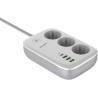 LISTWA ZASILAJĄCA SMART Energizer Z Wi-Fi I APP 3x SCHUKO 3x USB-A 1x USB-C 2500W 10A KABEL 2M
