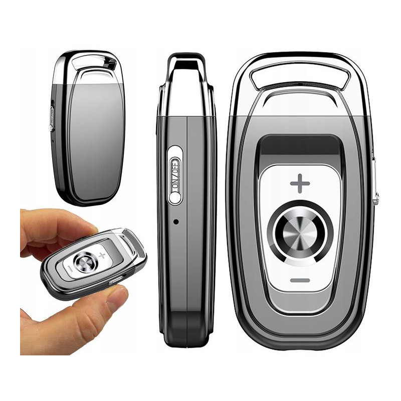 Ukryty Mini Dyktafon Kluczyk Brelok Klips 16GB HD