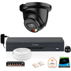 ZESTAW Kamera IP Dahua 5mpx IPC-HDW2549TM-S-IL-0280B-BLACK + DYSK 1TB