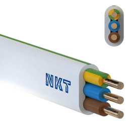 Przewód NKT instal PLUS YDYp 3x2,5 żo 450/750V 100m