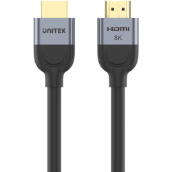Unitek Kabel HDMI 2.1 8K 60Hz, czarny, 1m