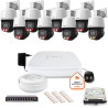 Zestaw monitoringu IP Dahua 8f kamer obrotowych 4MPx dysk 1TB