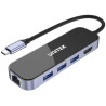 Unitek D1084A Hub USB-C 3.1 RJ-45 3xUSB-A HDMI 4K PD100W