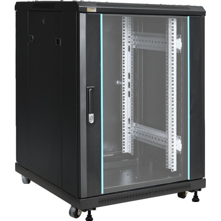 Szafa Rack stojąca do złożenia 15U/ 600x600 Pulsar RS1566