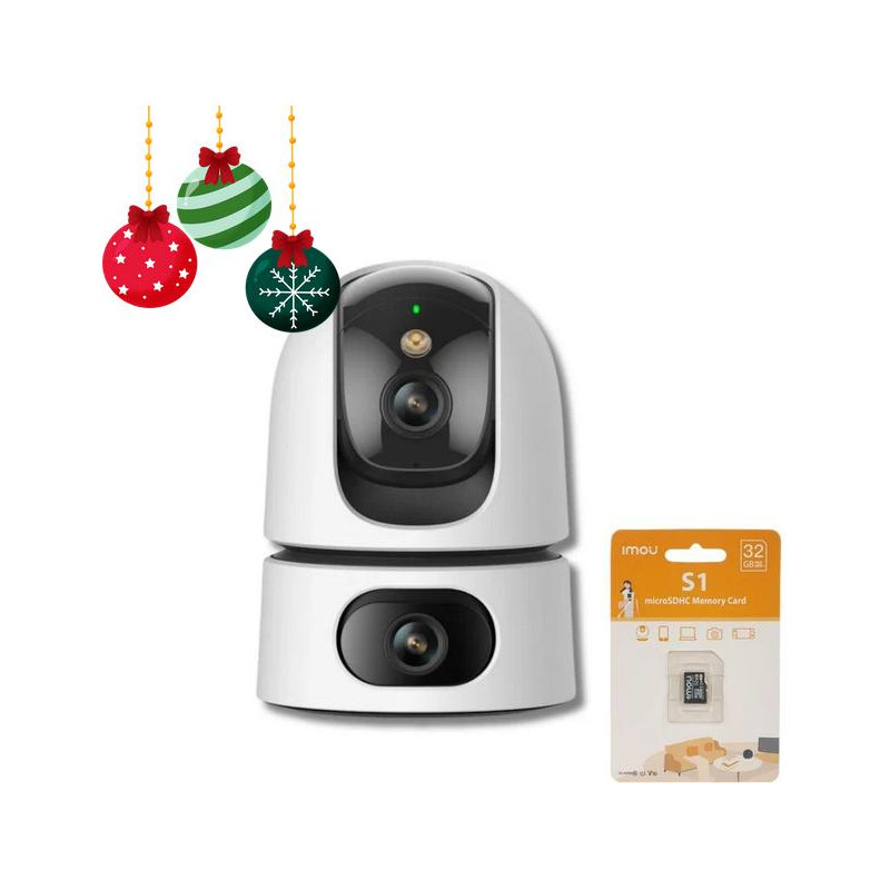 Kamera IP Imou Ranger Dual 10MP (5MP + 5MP) z kartą pamięci Imou 32GB