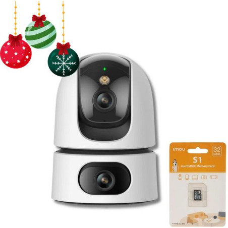 Kamera IP Imou Ranger Dual 10MP (5MP + 5MP) z kartą pamięci Imou 32GB