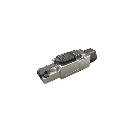 WTYK MODULARNY KONEKTOR PRZEMYSŁOWY SAMOZACISKOWY SOLARIX RJ45 CAT.6A STP 8P8C