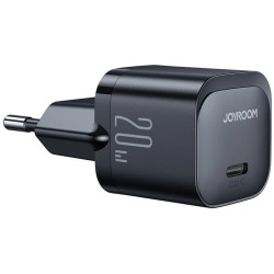 Mini ładowarka sieciowa Joyroom JR-TCF02 20W PD 3.0 QC 3.0 1x USB-C czarna