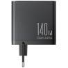 Ładowarka sieciowa Joyroom GaN Ultra JR-TCG05EU 140W PD 3.0 QC 3.0 3x USB-C 1x USB-A czarna + kabel