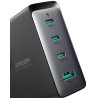 Ładowarka sieciowa Joyroom GaN Ultra JR-TCG05EU 140W PD 3.0 QC 3.0 3x USB-C 1x USB-A czarna + kabel