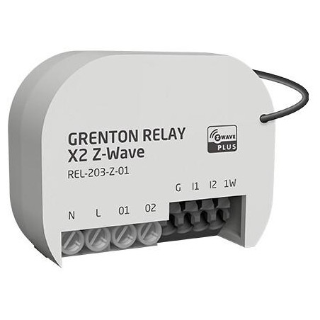 Moduł przekaźnikowy RELAYx2 Z-Wave Grenton
