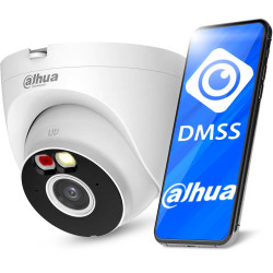 Kamera kopułowa bezprzewodowa Wifi Dahua T4A-PV Smart Dual Light,Mikrofon,Głośnik