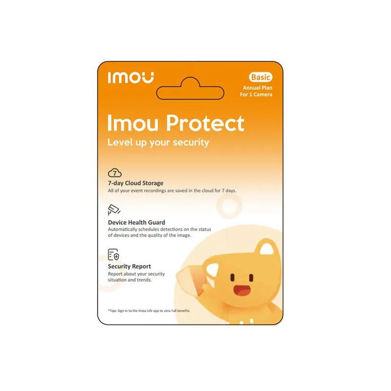 Karta chmura Imou Protect Basic Karta chmura Imou Protect Basic
