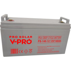 AKUMULATOR VOLT POLSKA DEEP CYCLE VPRO SOLAR 12V 140AH VRLA BEZOBSŁUGOWY