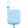Powerbank Joyroom Cutie Series JR-L008 10000mAh 22.5W PD QC z kablami 1x USB-A 1x USB-C niebieski