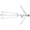 Antena kierunkowa DVB-T2 Spacetronik EOS PRO Combo UHF+VHF LTE 5G (biała)