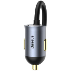 ŁADOWARKA SAMOCHODOWA NA PRZEWODZIE Baseus Share Together 120W 3A 3x USB-A 1x USB-C PD 20W QC 3.0