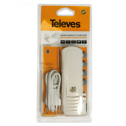 Wzmacniacz domowy ze złączami typu "F" - 3 wyjścia (2+TV): VHF/UHF - Auto LTE