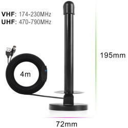Antena magnetyczna DVB-T2 Spacetronik Hook TV USB 30dB Double Power