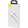 KABEL USB-C / Lightning iPhone Baseus Cafule CATLGD-02 1m 20W PD Quick Charging BIAŁY W OPLOCIE
