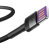KABEL USB-A / USB-C Baseus Cafule CATKLF-PG1 100cm SuperCharge 40W 5A QC 3.0 W OPLOCIE