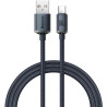 KABEL USB-A / USB-C Baseus Crystal CAJY000401 120cm 100W 6A QC 3.0 W OPLOCIE PREMIUM