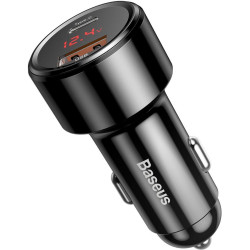 ŁADOWARKA SAMOCHODOWA Baseus Magic CCMLC20C-01 45W 6A 1x USB-A 1x USB-C QC 3.0