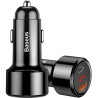 ŁADOWARKA SAMOCHODOWA Baseus Magic CCMLC20C-01 45W 6A 1x USB-A 1x USB-C QC 3.0