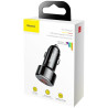 ŁADOWARKA SAMOCHODOWA Baseus Magic CCMLC20C-01 45W 6A 1x USB-A 1x USB-C QC 3.0