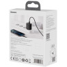 ŁADOWARKA SIECIOWA Baseus Compact Quick Charger CCXJ-B01 20W 1x USB-A 1x USB-C PD 3.0 QC 3.0 CZARNA