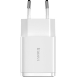 ŁADOWARKA SIECIOWA Baseus Compact Charger CCXJ010202 10.5W 2x USB-A BIAŁA