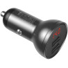 ŁADOWARKA SAMOCHODOWA Baseus Digital Display CCBX-0G 24W 4.8A 2x USB-A CZARNA