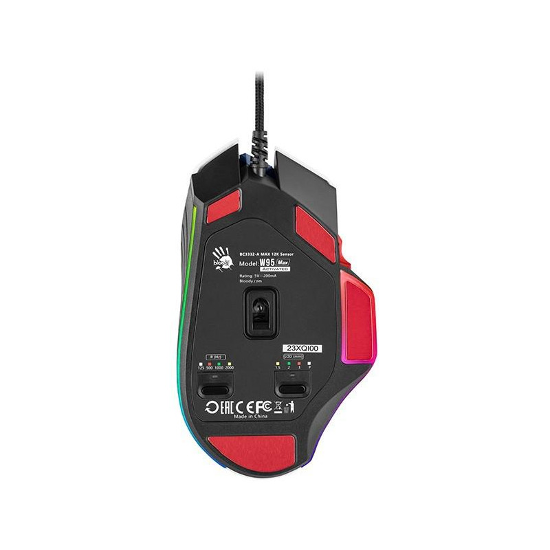 Mysz przewodowa A4tech Bloody W95 Max USB Sports Navy