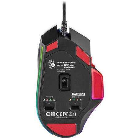Mysz przewodowa A4tech Bloody W95 Max USB Sports Navy