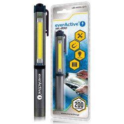 Latarka warsztatowa inspekcyjna COB LED everActive WL-200 3W 200 lumenów IP44