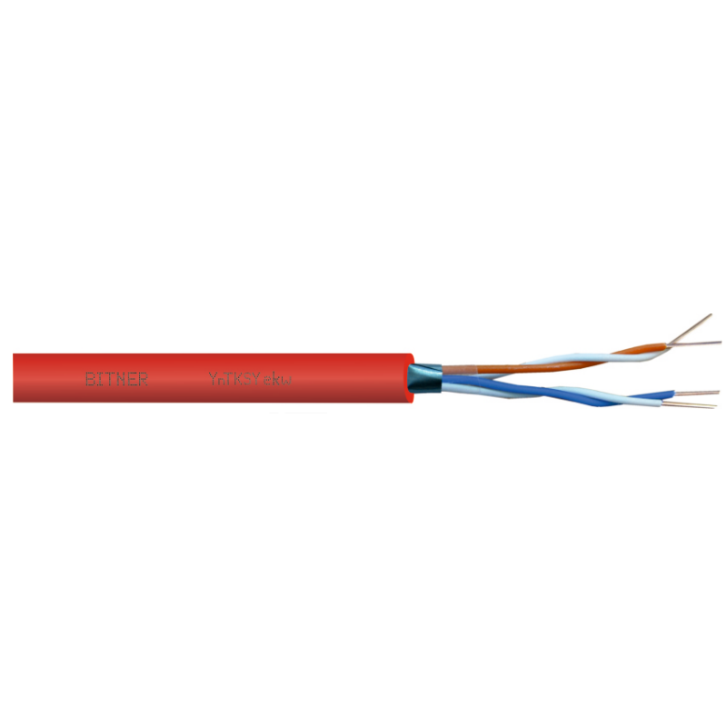 KABEL SYGNALIZACJI PPOŻ BITNER YnTKSYekw 1x2x0,8 - 100m