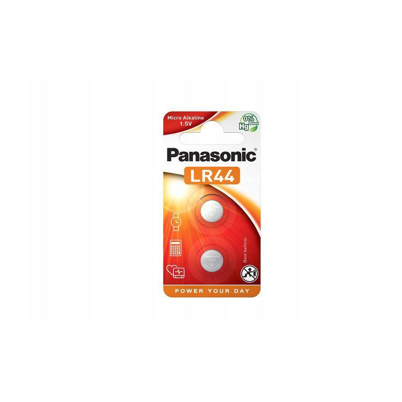 Bateria G13 / LR44 / LR1154 / 186 BAT 1BL PANASONIC 1,5V (1 szt.)