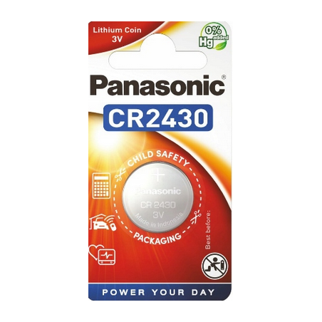 Bateria CR2430 1BL PANASONIC 3V 300mAh (1 szt.)
