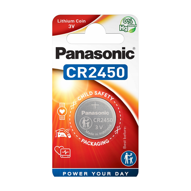 Bateria CR2450 1BL PANASONIC 3V 620mAh (1 szt.)
