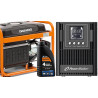 ZESTAW AWARYJNEGO ZASILANIA AGREGAT DAEWOO GDA 3500E + UPS POWERWALKER VFI 1000 AT FR