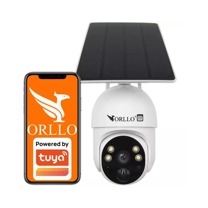 Kamera IP bezprzewodowa 4G LTE obrotowa z panelem solarnym Orllo TZ1 PRO