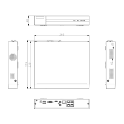 Rejestrator 4w1 Hilook by Hikvision 8 kanałowy DVR-8CH-5MP