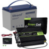 ZESTAW PRZETWORNICA Green Cell 12V/ 230V 300W/600W CZYSTY SINUS + AKUMULATOR AGM ULTRACELL 12V 100Ah